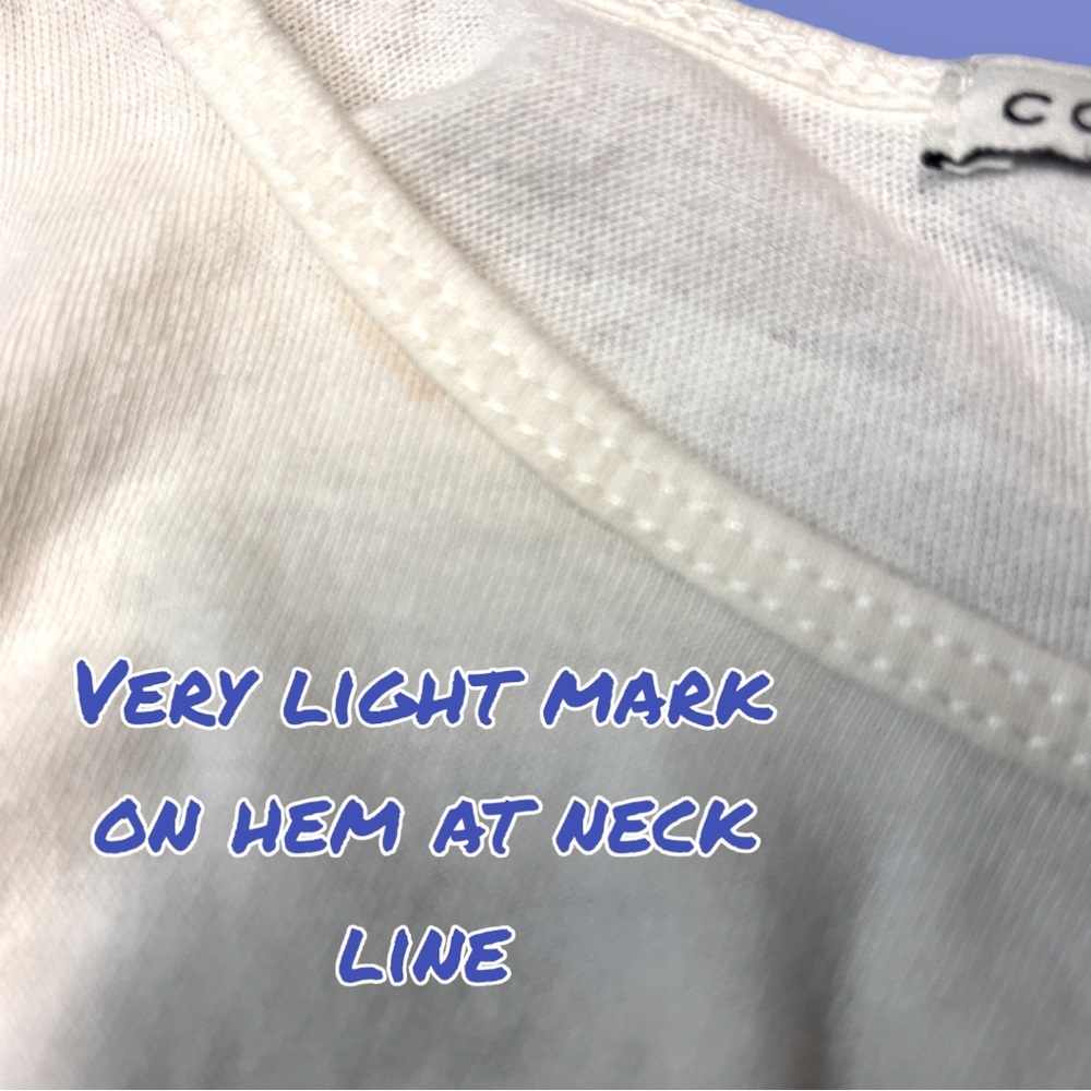 Comune Split Side Off White Cropped Tank Top. Siz… - image 8